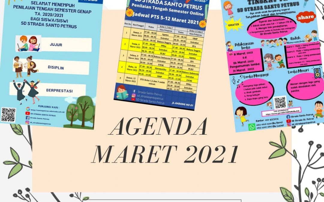 Agenda Bulan Maret 2021