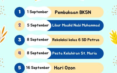 AGENDA SEPTEMBER 2025