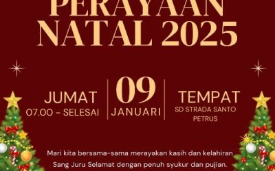 KEMERIAHAN PERAYAAN NATAL SD STRADA SANTO PETRUS