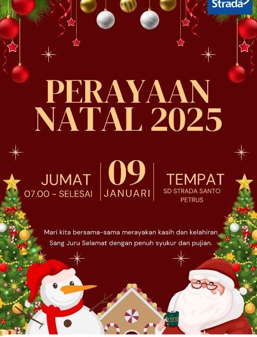 KEMERIAHAN PERAYAAN NATAL SD STRADA SANTO PETRUS